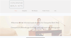 Desktop Screenshot of osteopathie-berlin-mitte.com